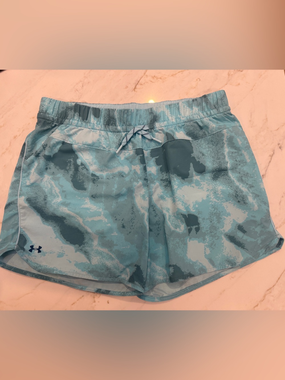 Under Armour Women’s Aqua Camouflage Athletic Shorts